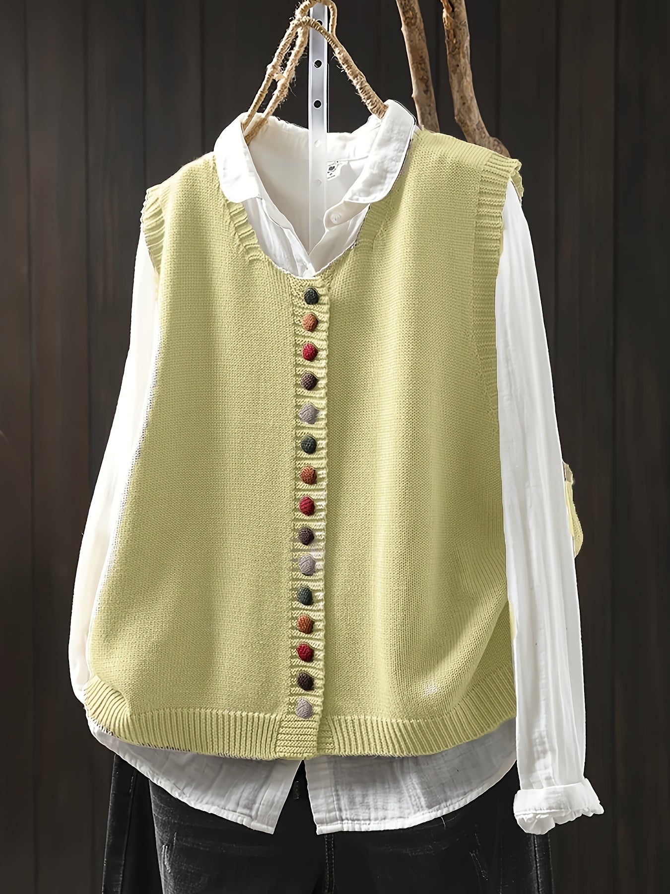 Stilværk™ | Ærmeløs Strikket Vest