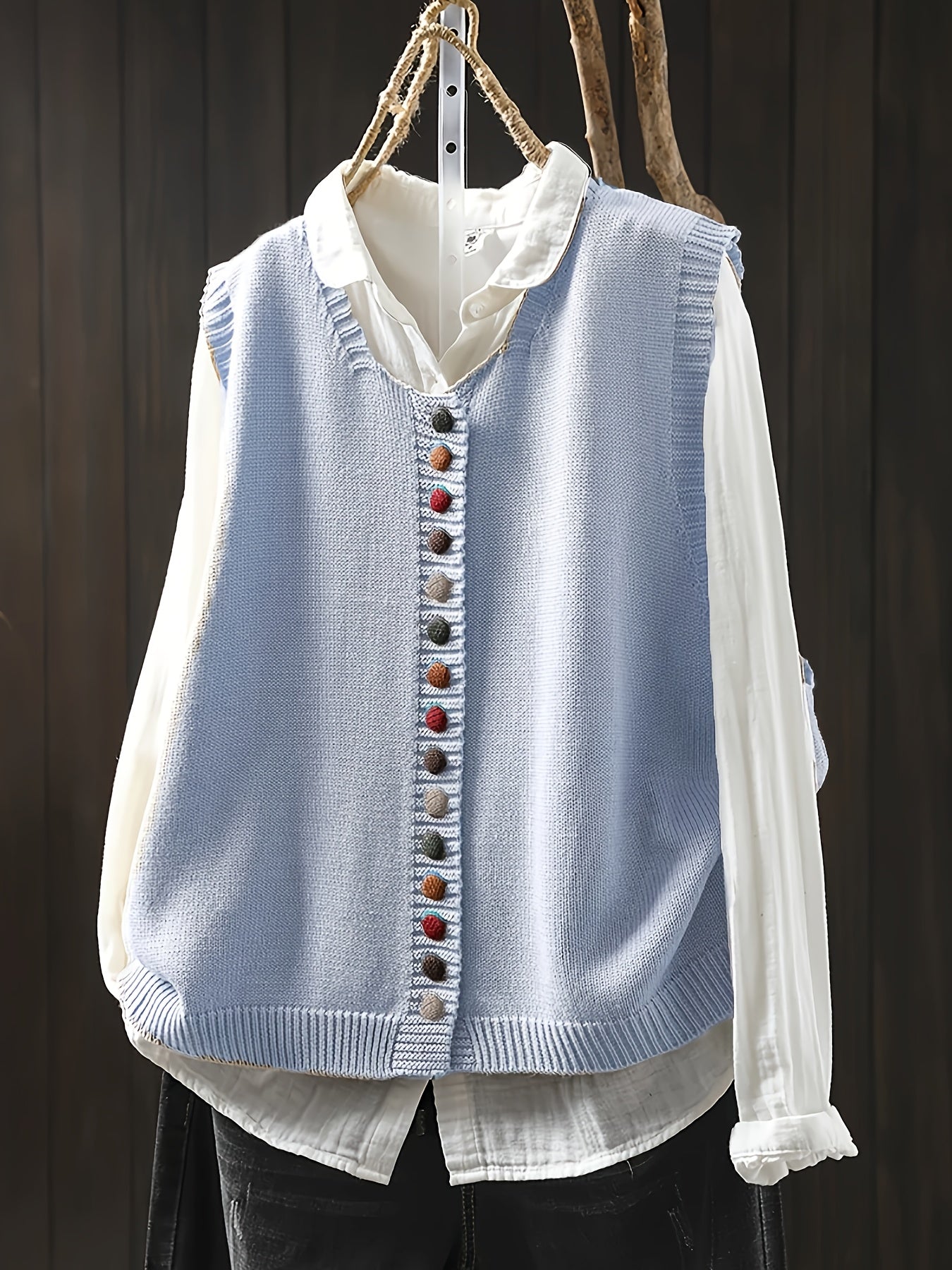 Stilværk™ | Ærmeløs Strikket Vest