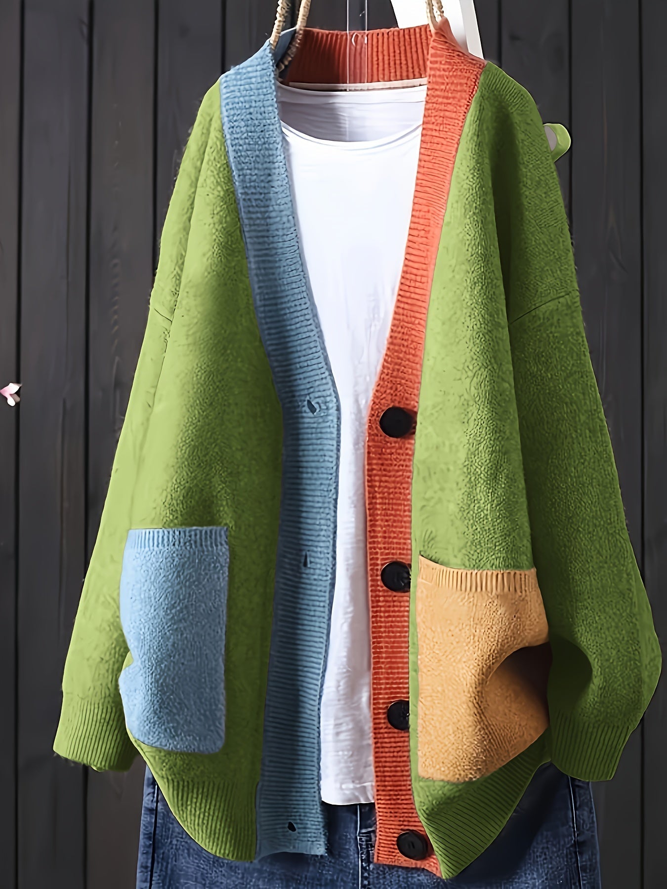 Stilværk™ | Afslappet Farverig Cardigan
