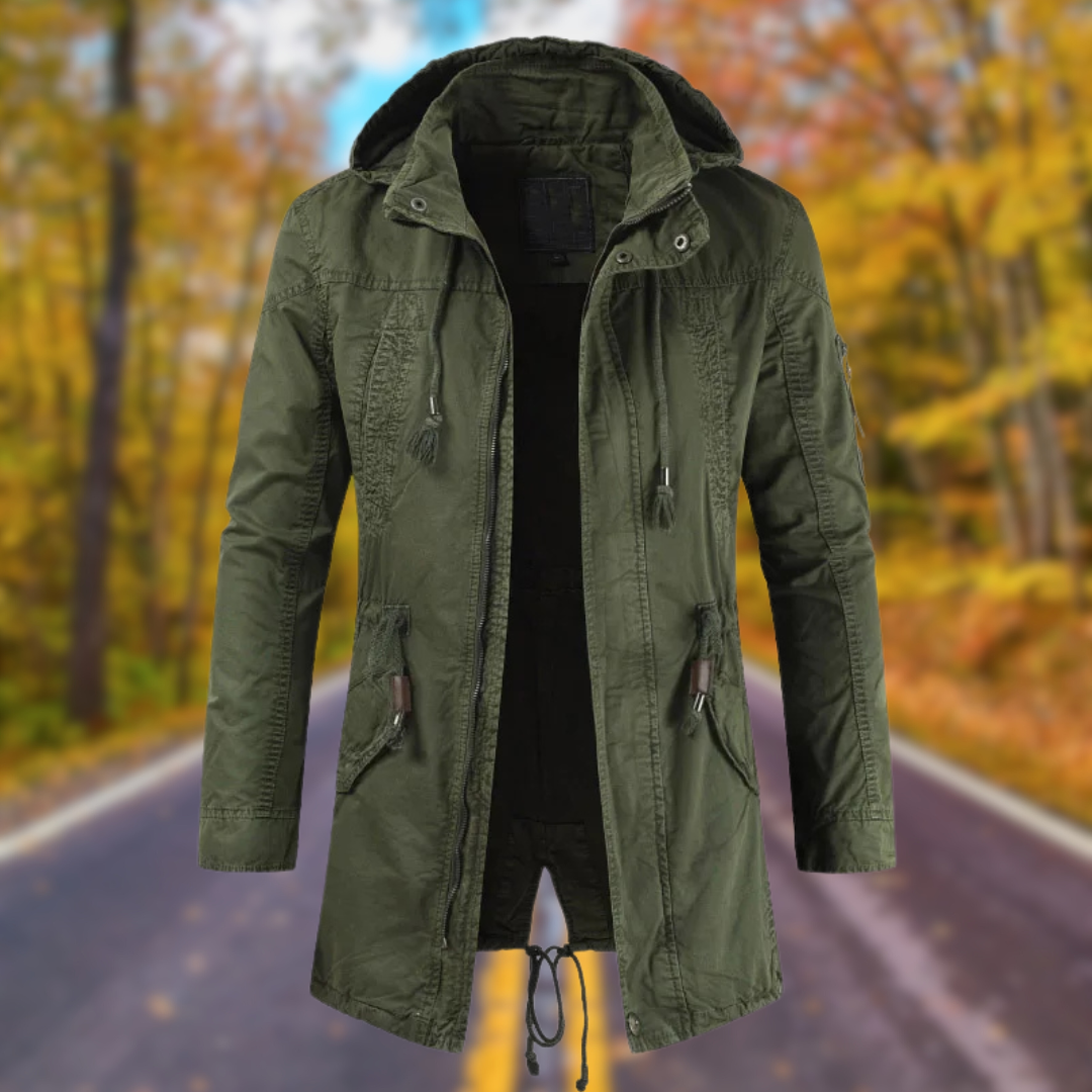 Stilværk™ | Stilfuld Hooded Jakke