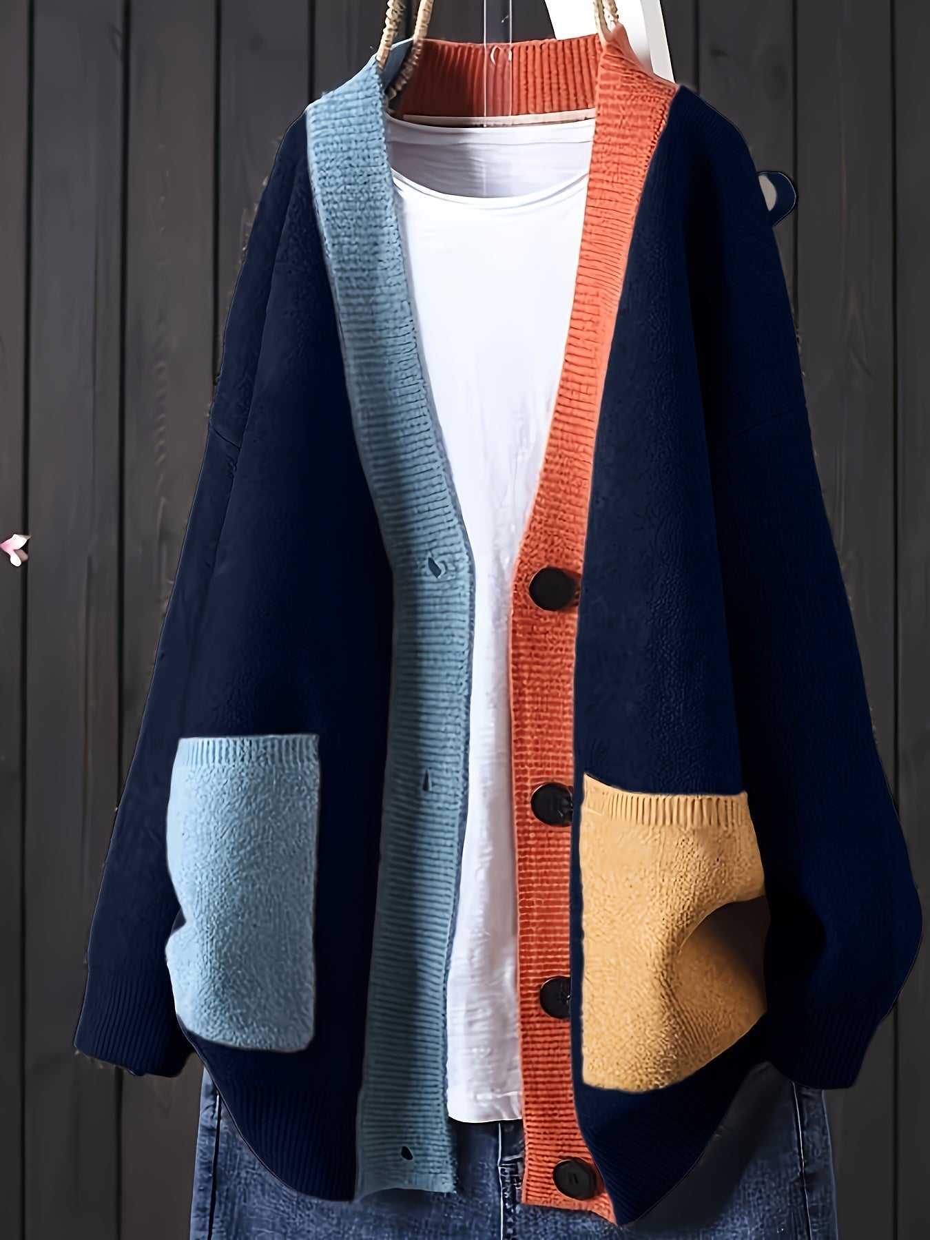 Stilværk™ | Afslappet Farverig Cardigan