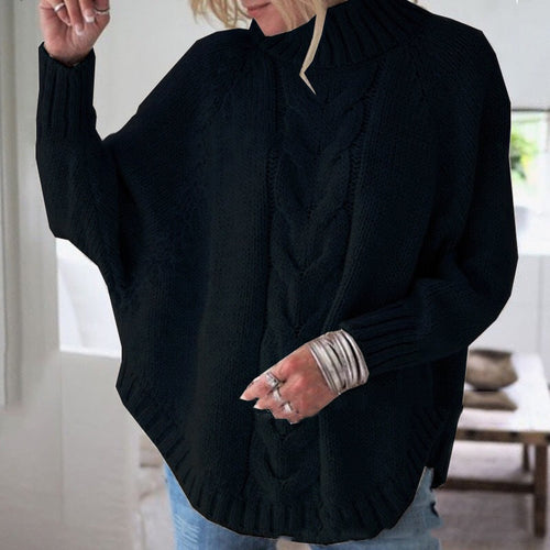 Stilværk™ | Elegant poncho-inspireret trøje