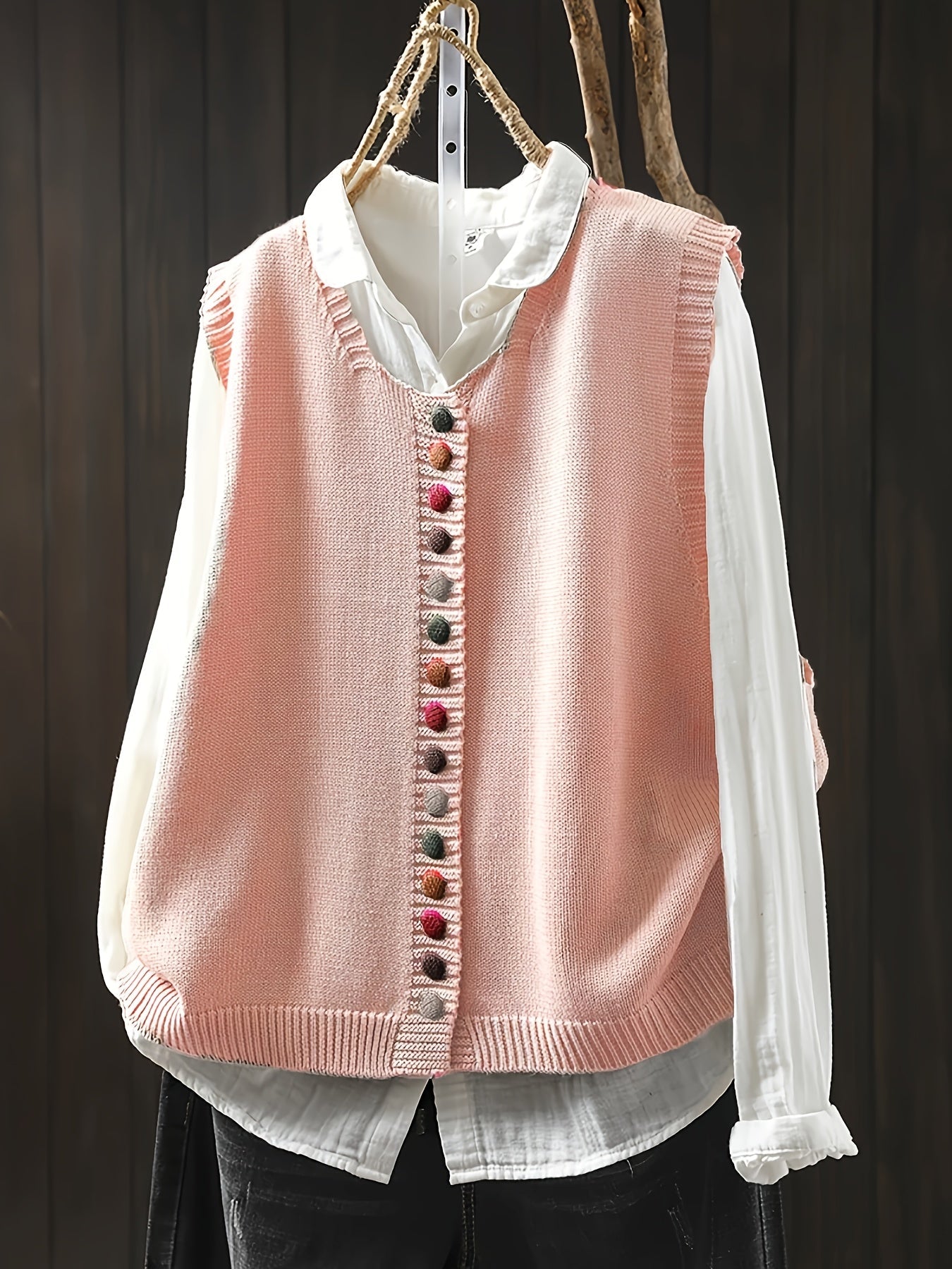 Stilværk™ | Ærmeløs Strikket Vest