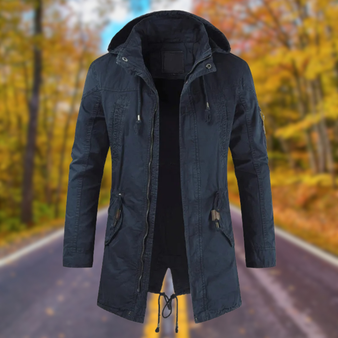 Stilværk™ | Stilfuld Hooded Jakke