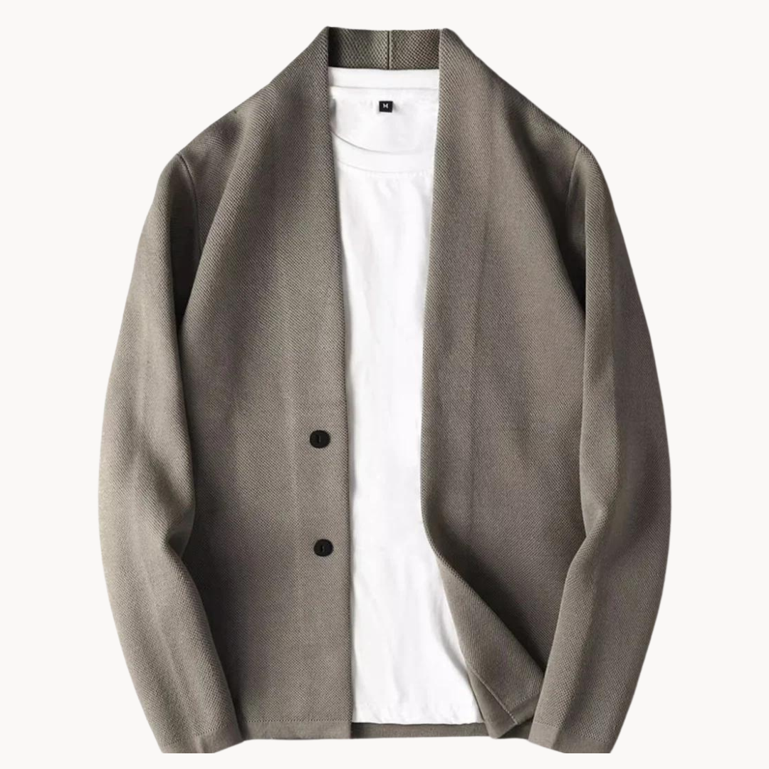 Stilværk™ | Herre Afslappet Åben-Front Cardigan