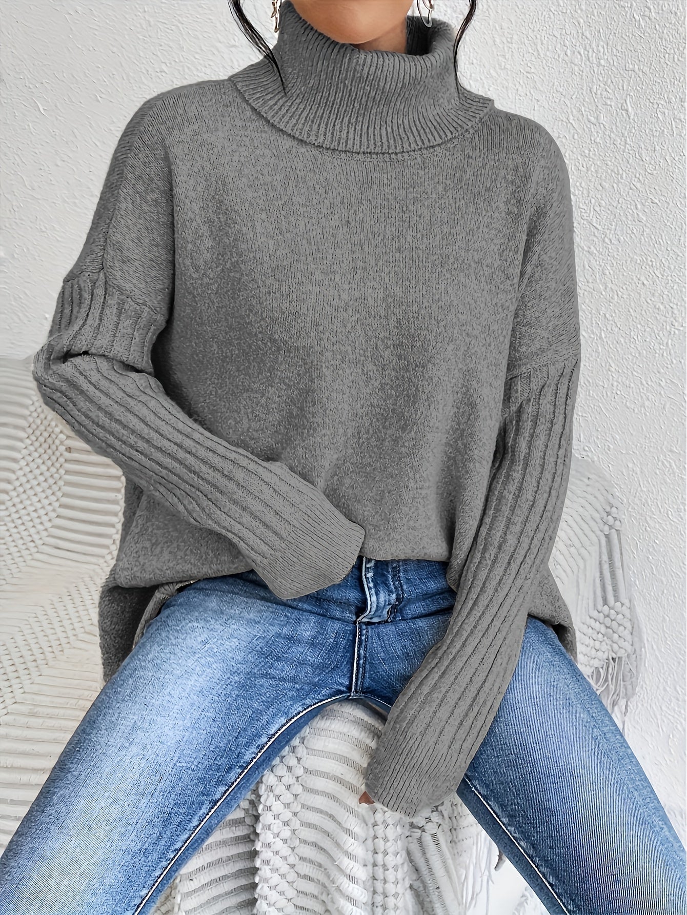 Stilværk™ | Hyggelig strik – Afslappet pasform sweater