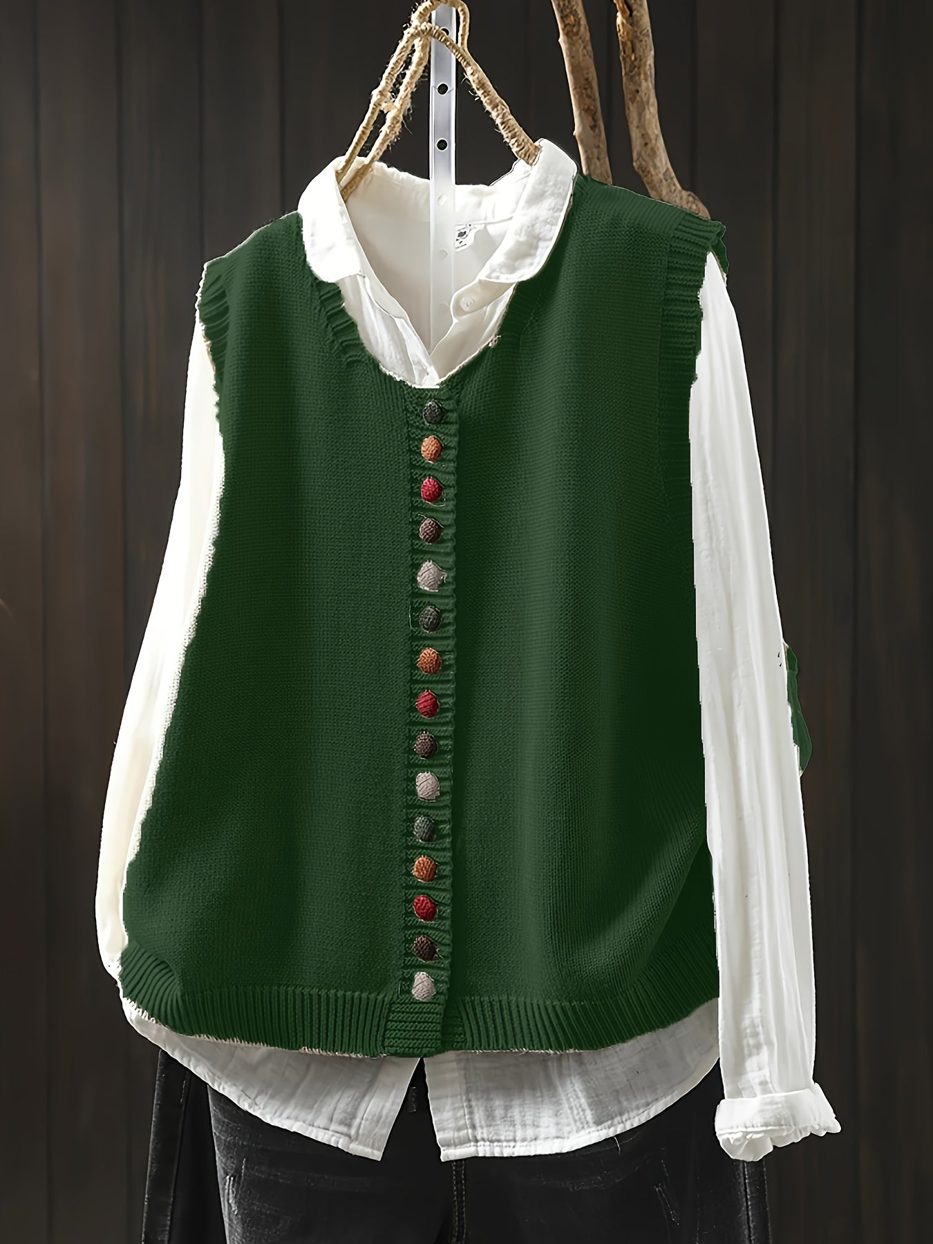 Stilværk™ | Ærmeløs Strikket Vest