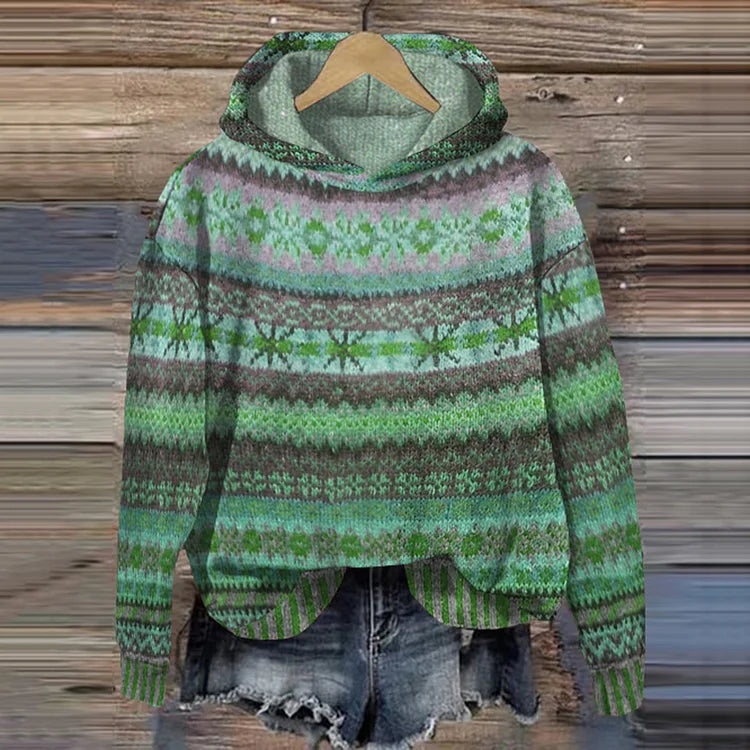 Stilværk™ | Tidløs Mønster Hoodie