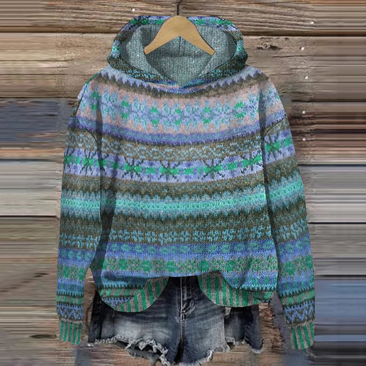 Stilværk™ | Tidløs Mønster Hoodie