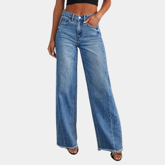 Stilværk™ | Stilfulde denimjeans med brede ben