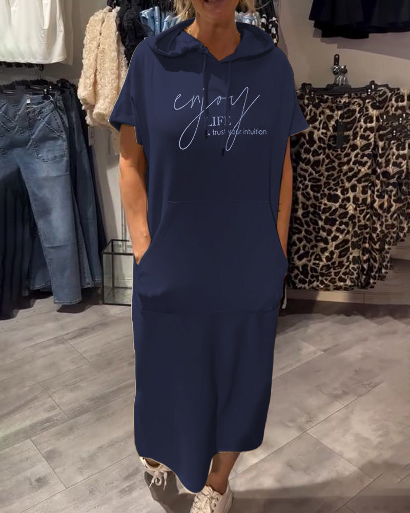 Stilværk™ | Casual Hoodie-kjole