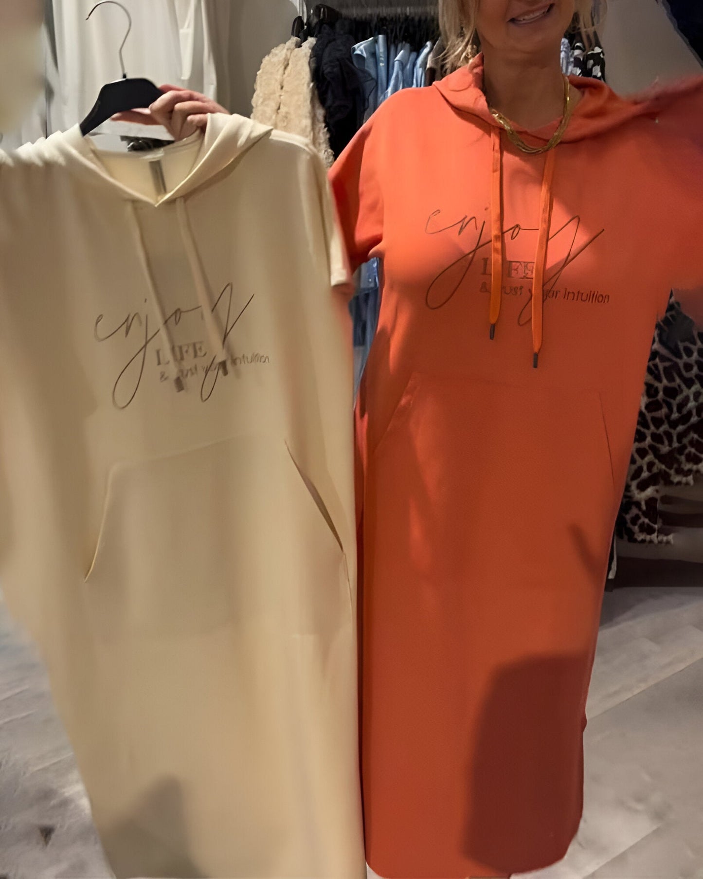 Stilværk™ | Casual Hoodie-kjole