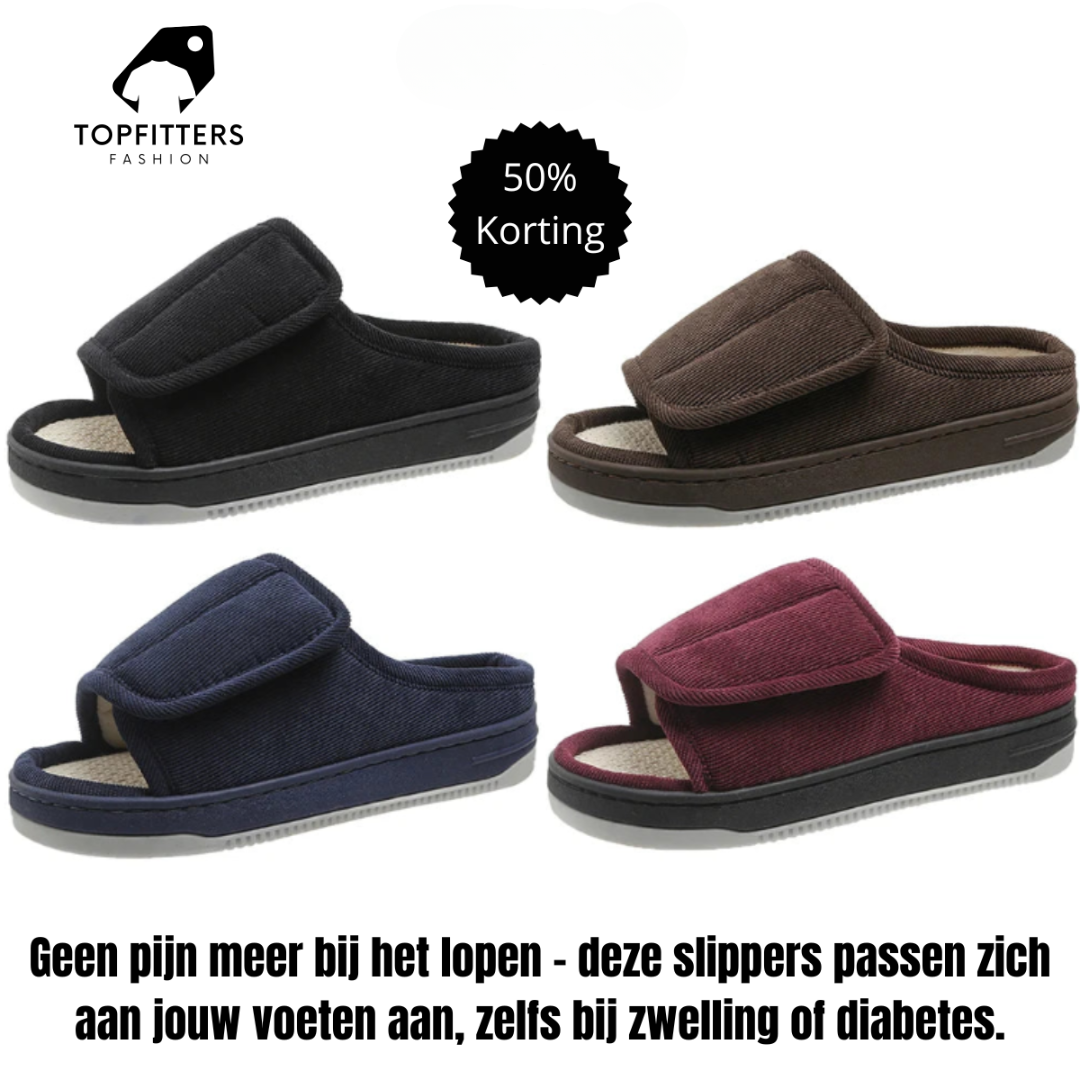 Stilværk™ Comfort Slippers | Den ideelle løsning til ømme fødder – til både mænd og kvinder!
