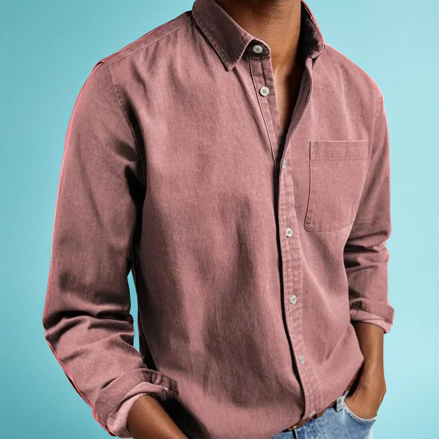 Stilværk™ | Elegant casual herreskjorte i bomuld