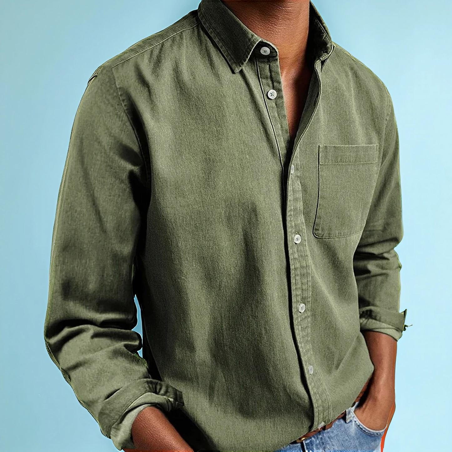 Stilværk™ | Elegant casual herreskjorte i bomuld