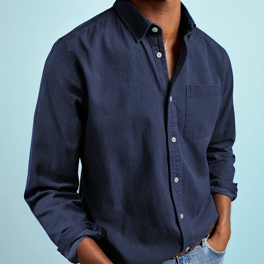 Stilværk™ | Elegant casual herreskjorte i bomuld