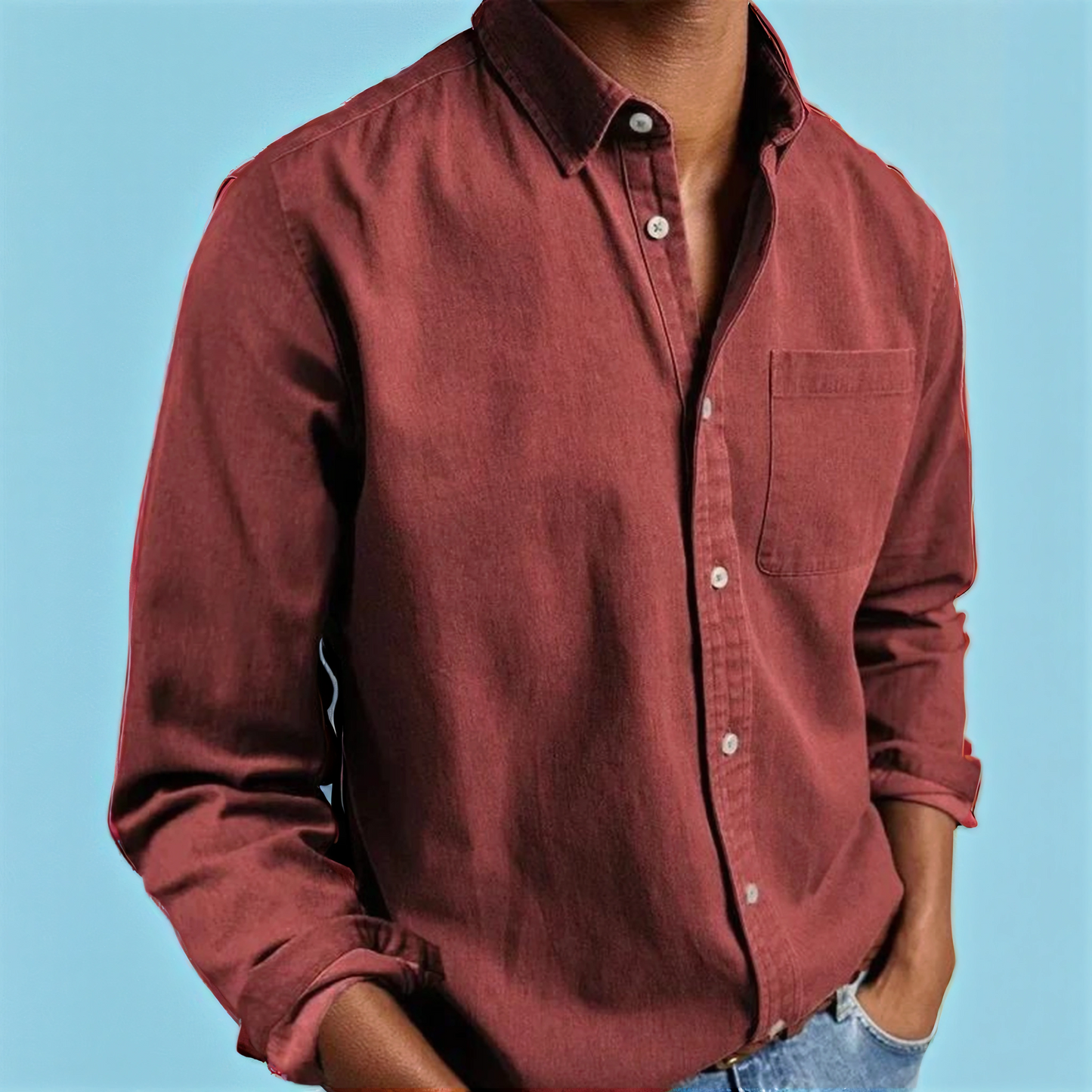 Stilværk™ | Elegant casual herreskjorte i bomuld