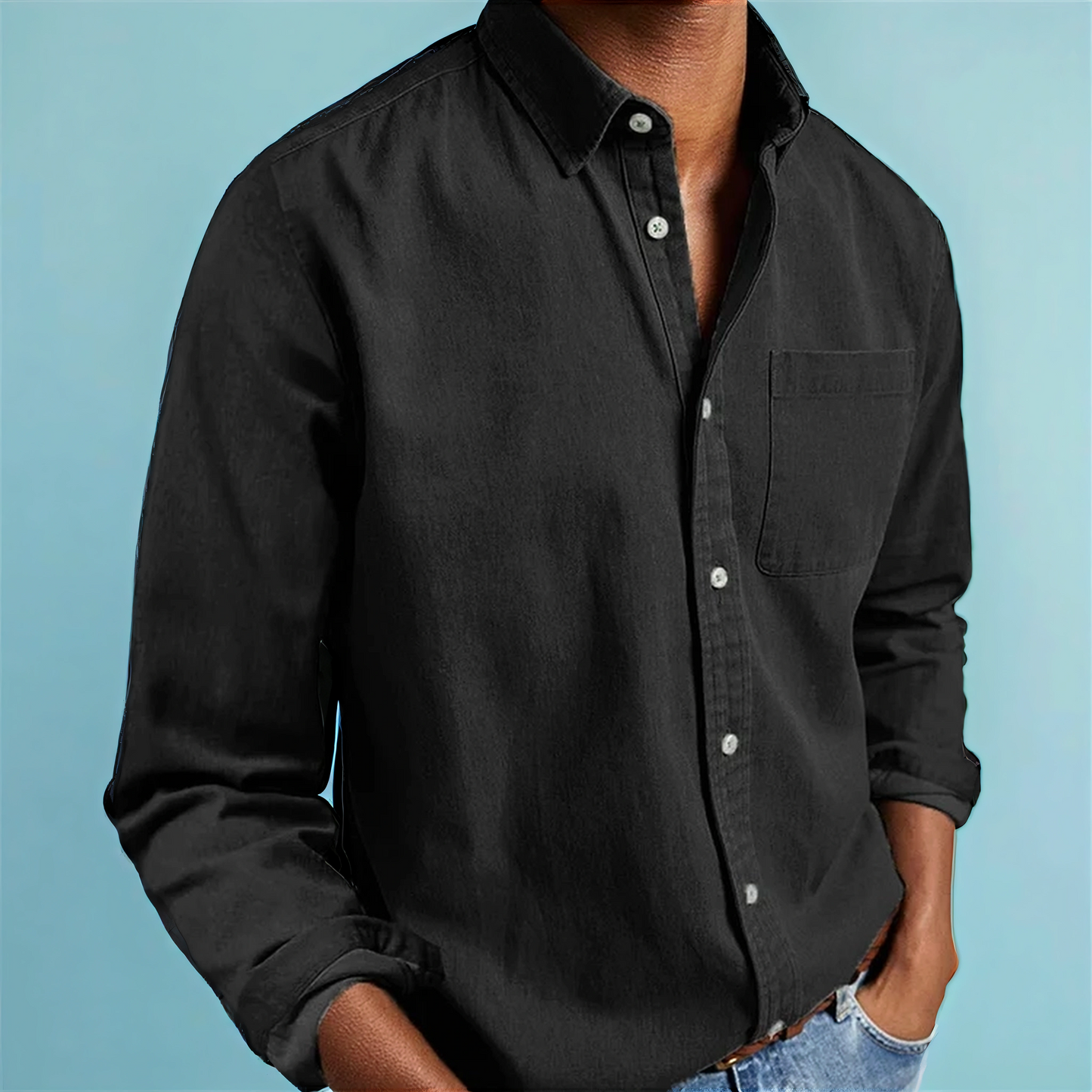 Stilværk™ | Elegant casual herreskjorte i bomuld