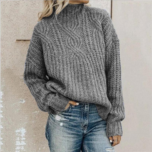 Stilværk™ | Stilfuld Og Behagelig Kabelstrikket Sweater