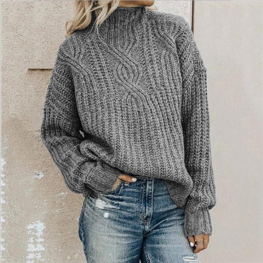 Stilværk™ | Stilfuld Og Behagelig Kabelstrikket Sweater