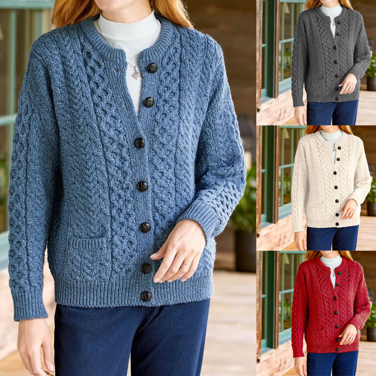 Stilværk™ | Langærmet Casual Cardigan