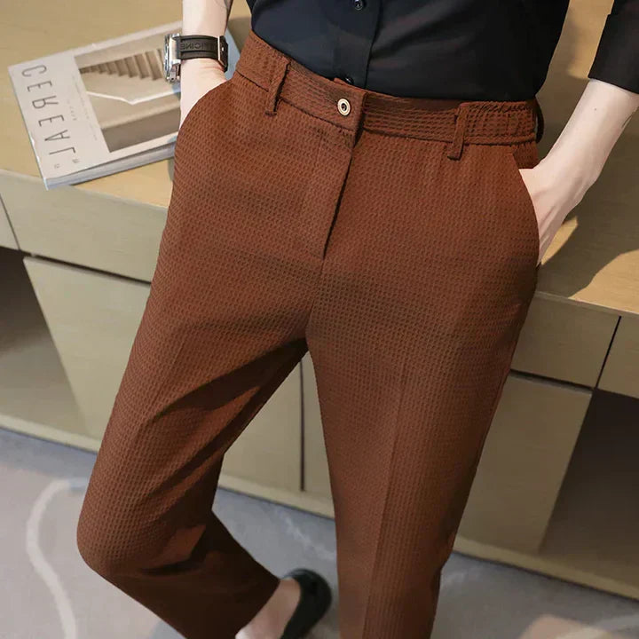 Stilværk™ | Klassiske ternede slim-fit bukser