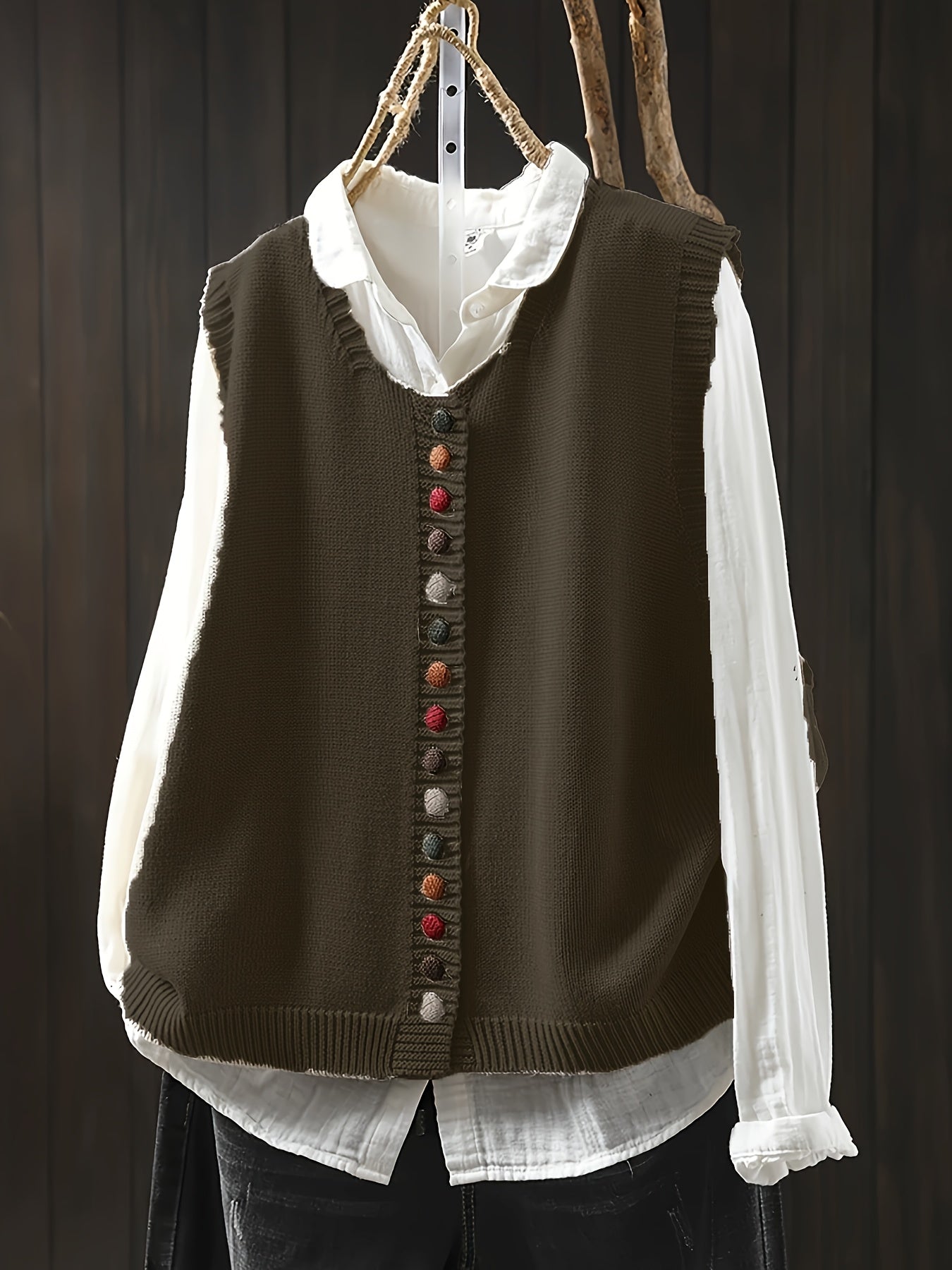 Stilværk™ | Ærmeløs Strikket Vest