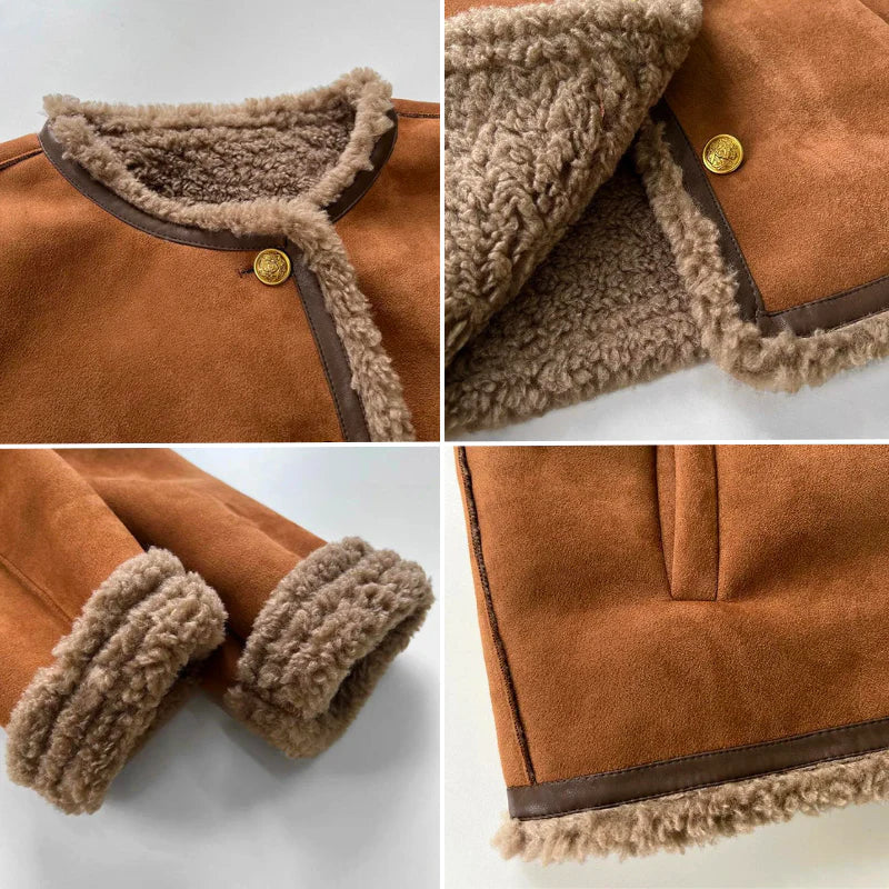 Stilværk™ | Stilfuld Jakke med Sherpa-for