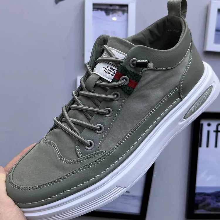 Stilværk™ | Herre Klassiske Sorte Sneakers