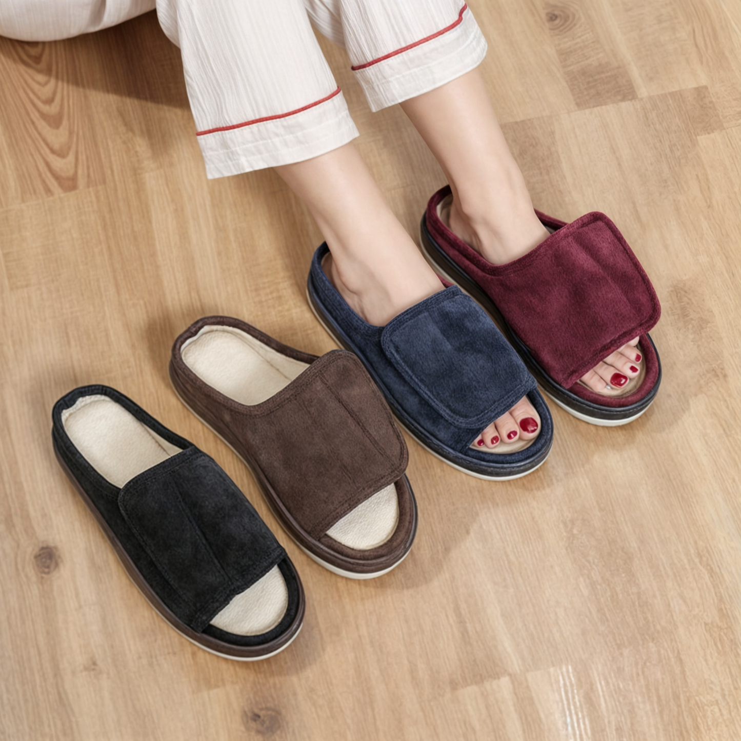 Stilværk™ Comfort Slippers | Den ideelle løsning til ømme fødder – til både mænd og kvinder!