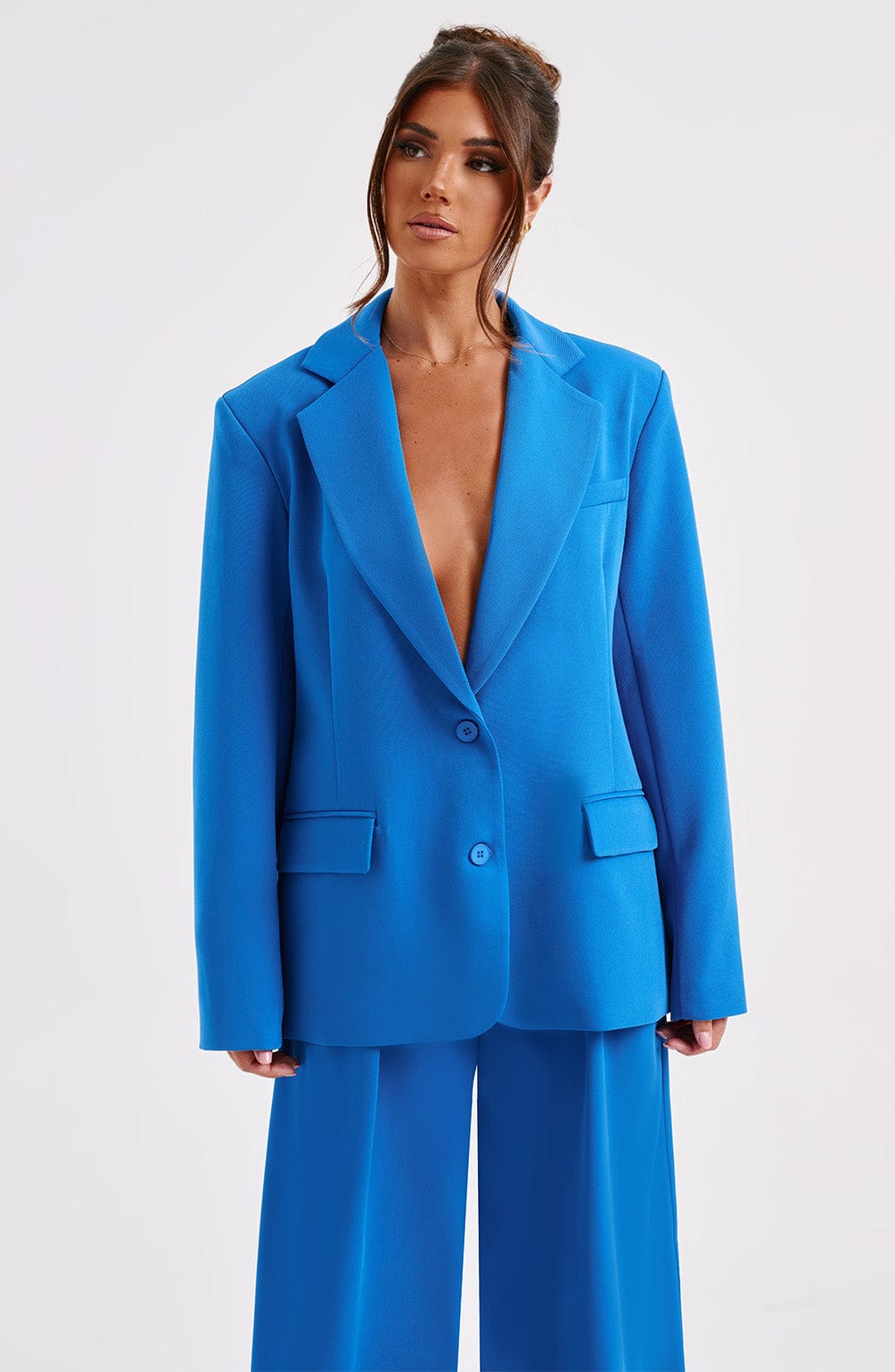 Topfitters™ | Noa Oversized Kostuumvestje - Blauw