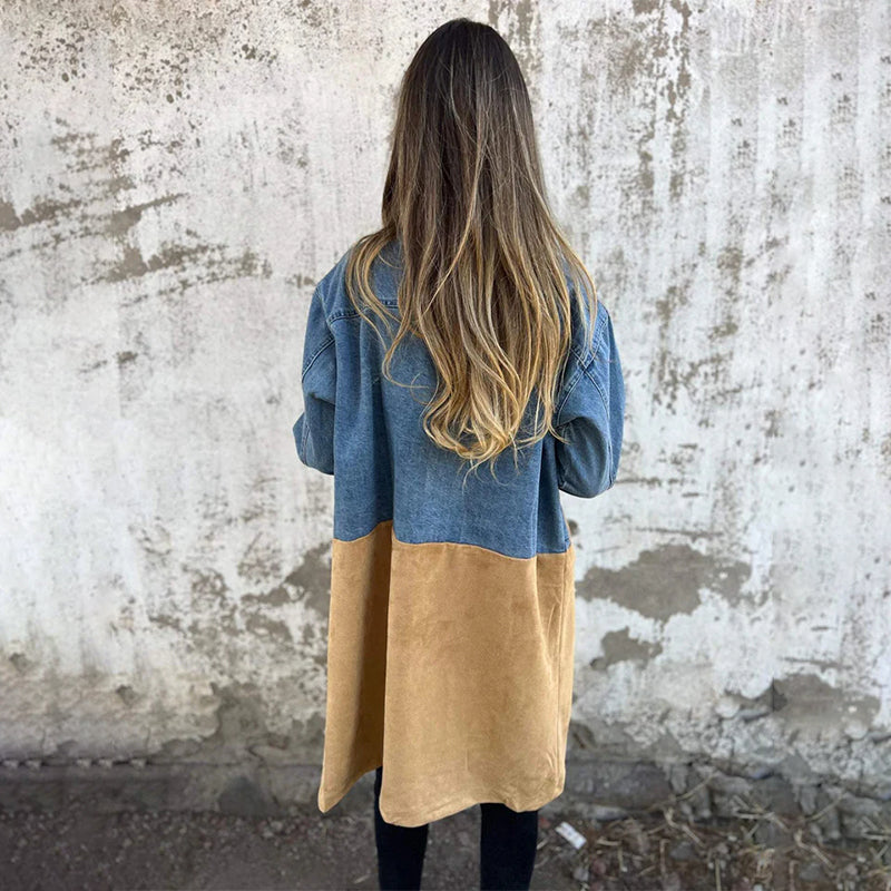 Stilværk™ | LongCoat: Mellemlang Trenchcoat Med Stilfuld Krave Og Lommer