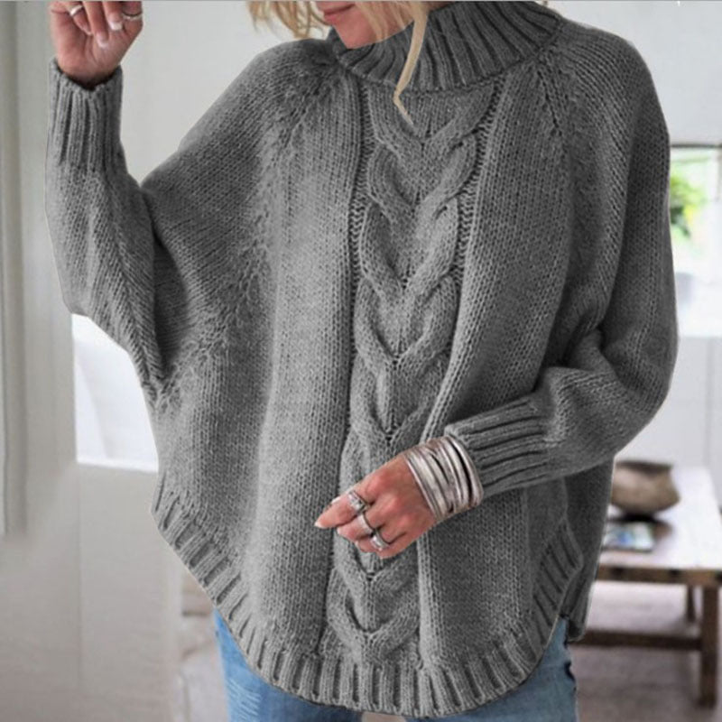 Stilværk™ | Elegant poncho-inspireret trøje