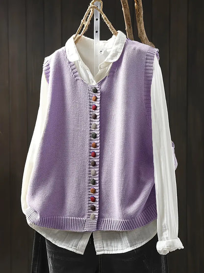 Stilværk™ | Ærmeløs Strikket Vest