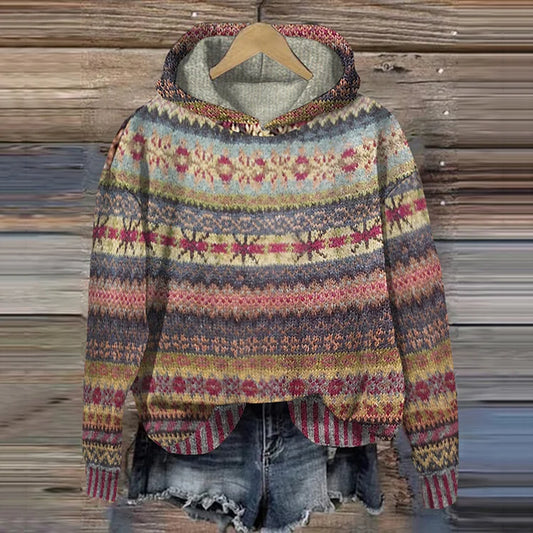 Stilværk™ | Tidløs Mønster Hoodie