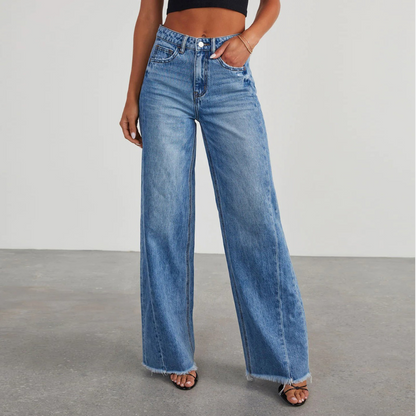 Stilværk™ | Stilfulde denimjeans med brede ben