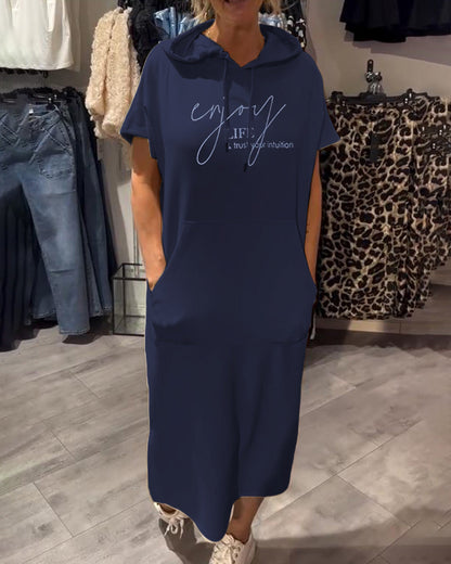 Stilværk™ | Casual Hoodie-kjole