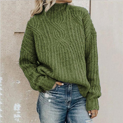 Stilværk™ | Stilfuld Og Behagelig Kabelstrikket Sweater