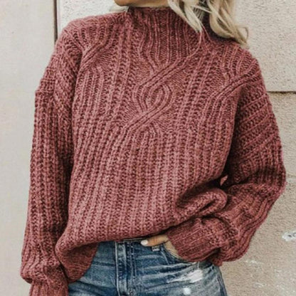Stilværk™ | Stilfuld Og Behagelig Kabelstrikket Sweater