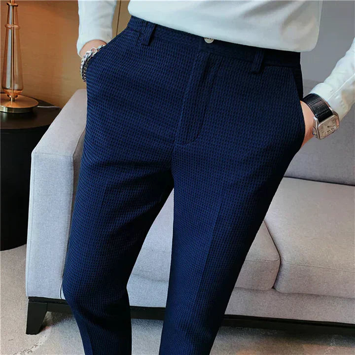 Stilværk™ | Klassiske ternede slim-fit bukser