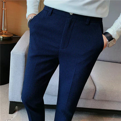 Stilværk™ | Klassiske ternede slim-fit bukser