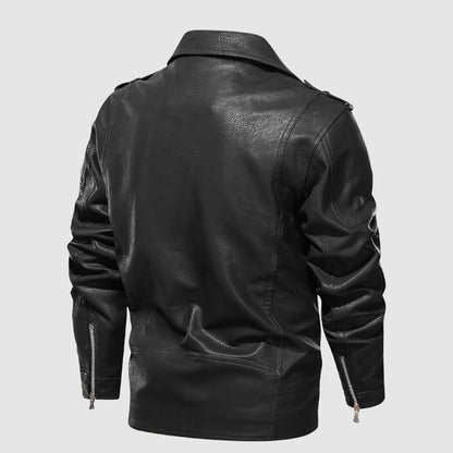 Stilværk™ | Klassisk Biker Læderjakke
