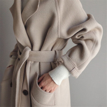 Stilværk™ | Elegant Uldfrakke