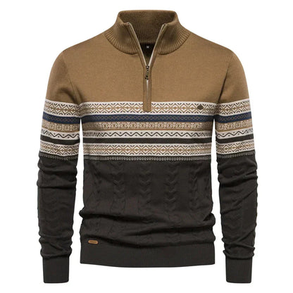 Stilværk™ | Pullover med halv lynlås