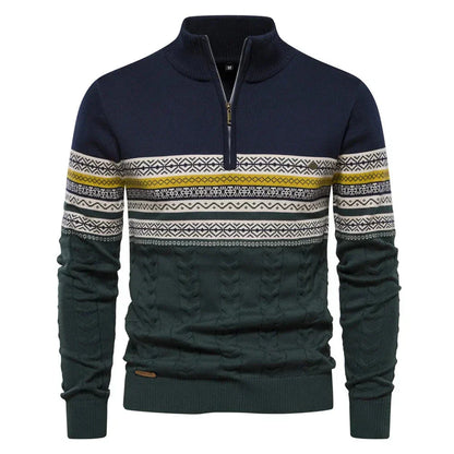 Stilværk™ | Pullover med halv lynlås
