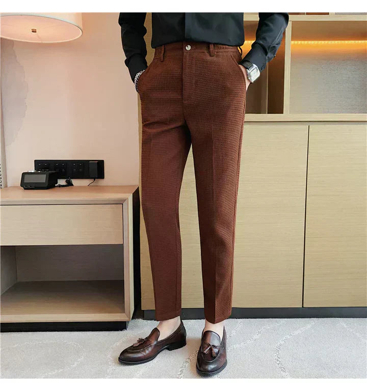 Stilværk™ | Klassiske ternede slim-fit bukser