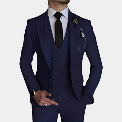 Stilværk™ | Elegant og Moderne Tre-Delt Herresæt