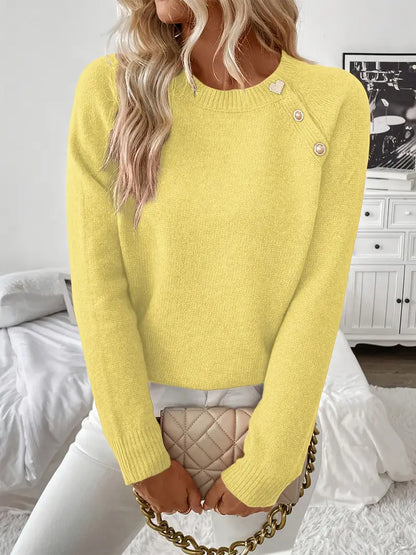 Stilværk™ | Sweater med perleknapper