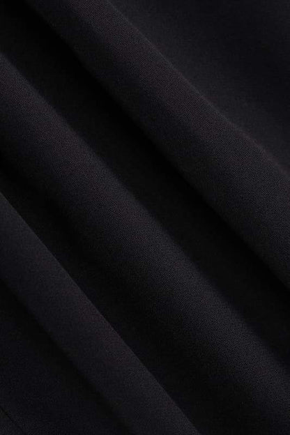 Stilværk™ | Evelyn minikjole med cap-ærmer og plisseringer